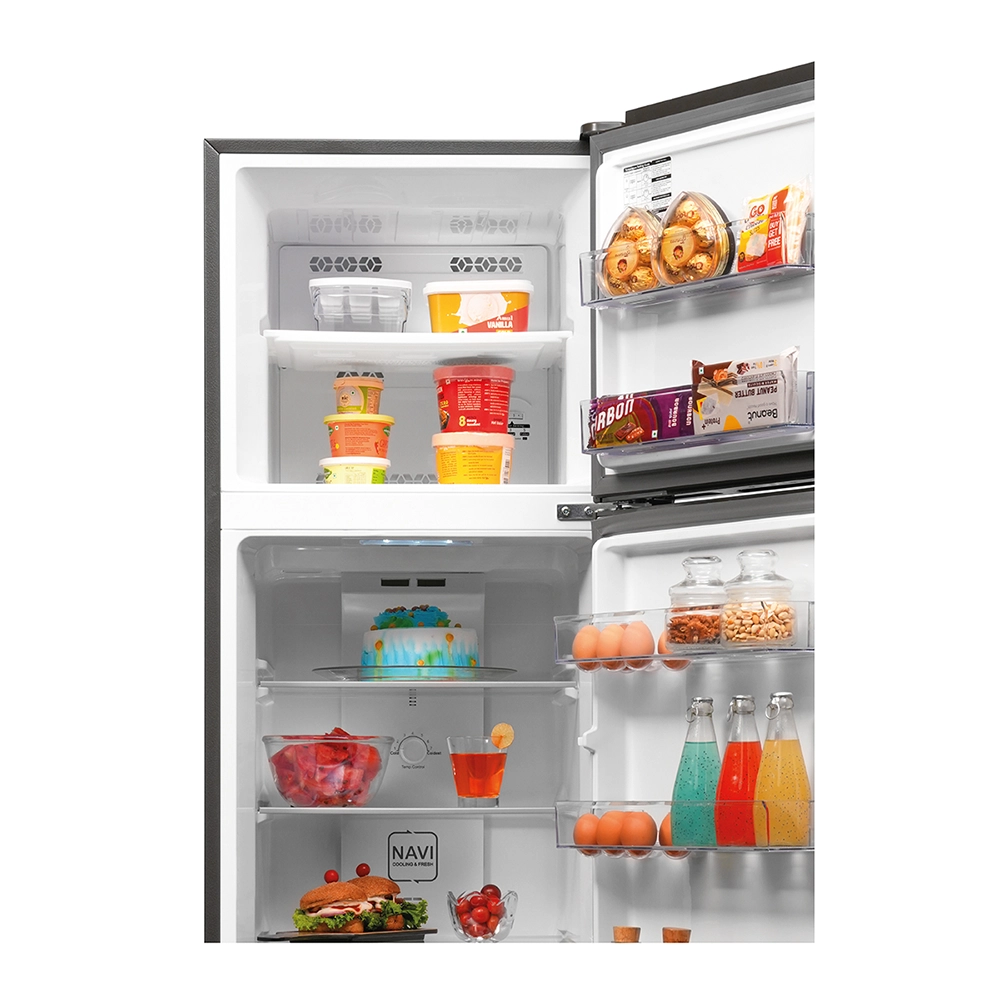 Haier 268L  2 Star  Nickel Steel   Double Door Refrigerator
